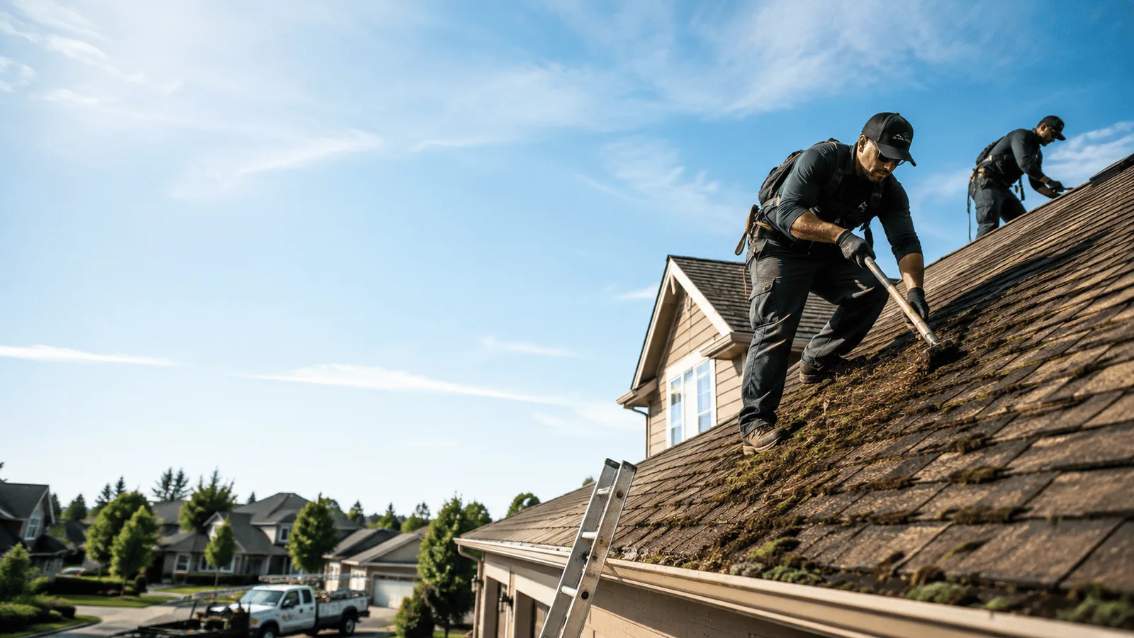 Roof Moss Removal in Noble, OK near me